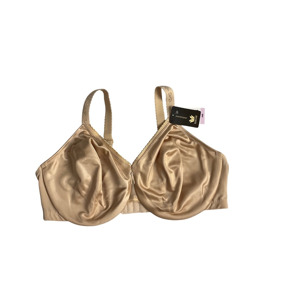 Wacoal Minimizer Bra Women 44D Beige Underwire Full Coverage 857109